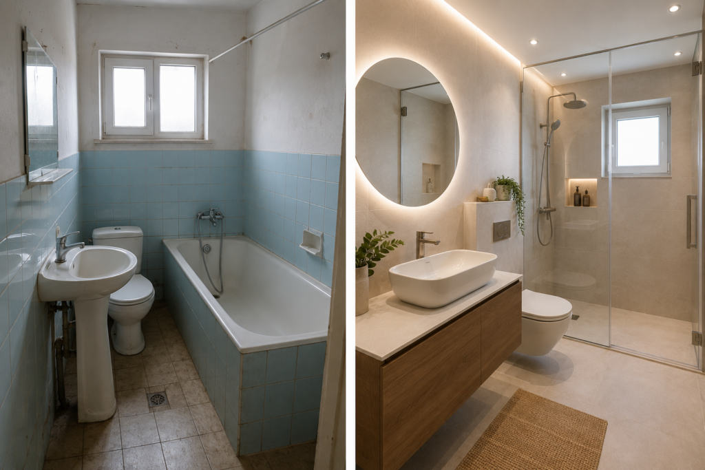 BANYO TADİLAT - before after 1