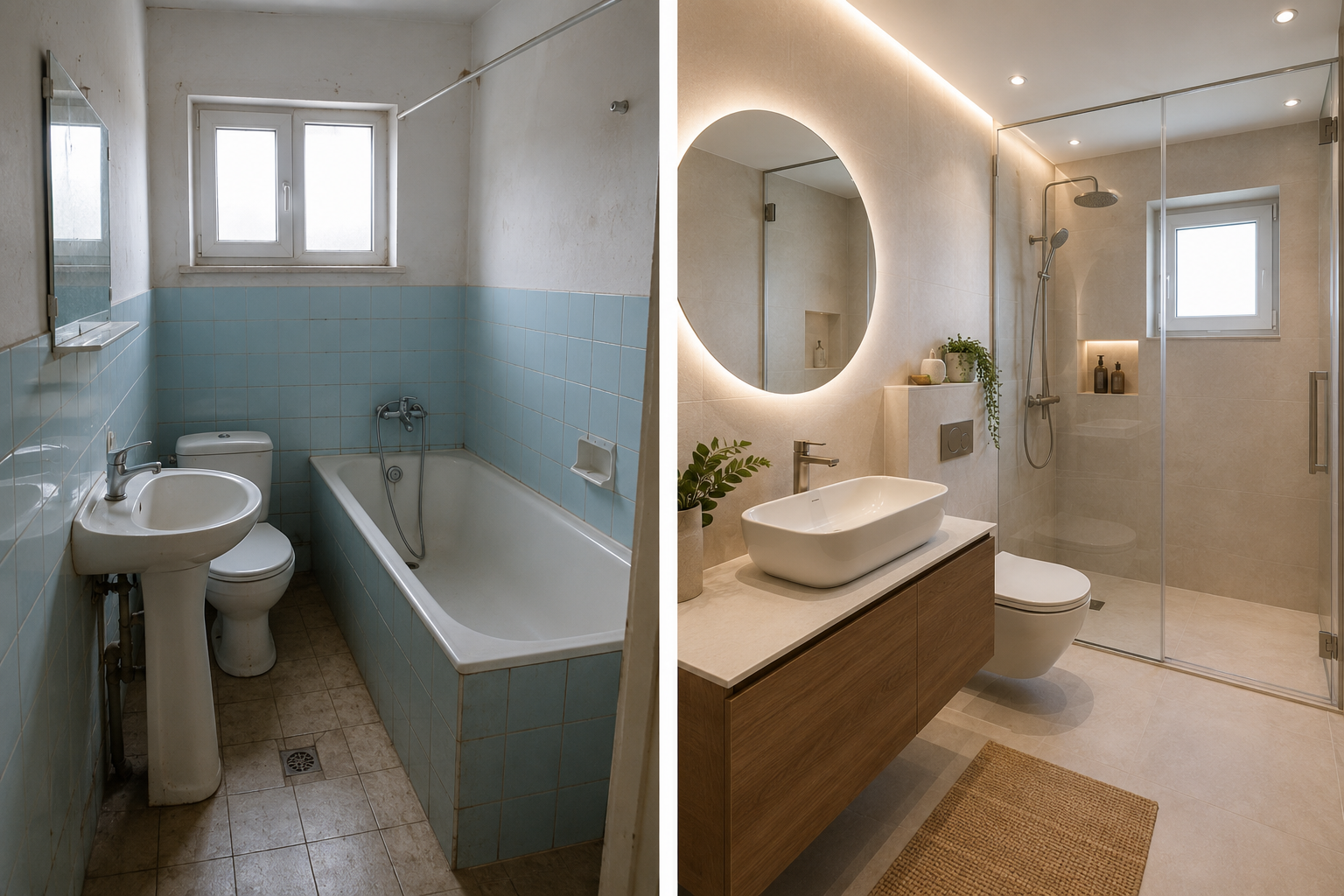 BANYO TADİLAT - before after 1
