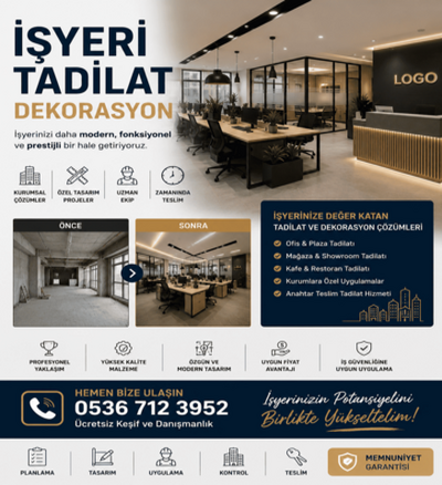 işyeri tadilatı contentt