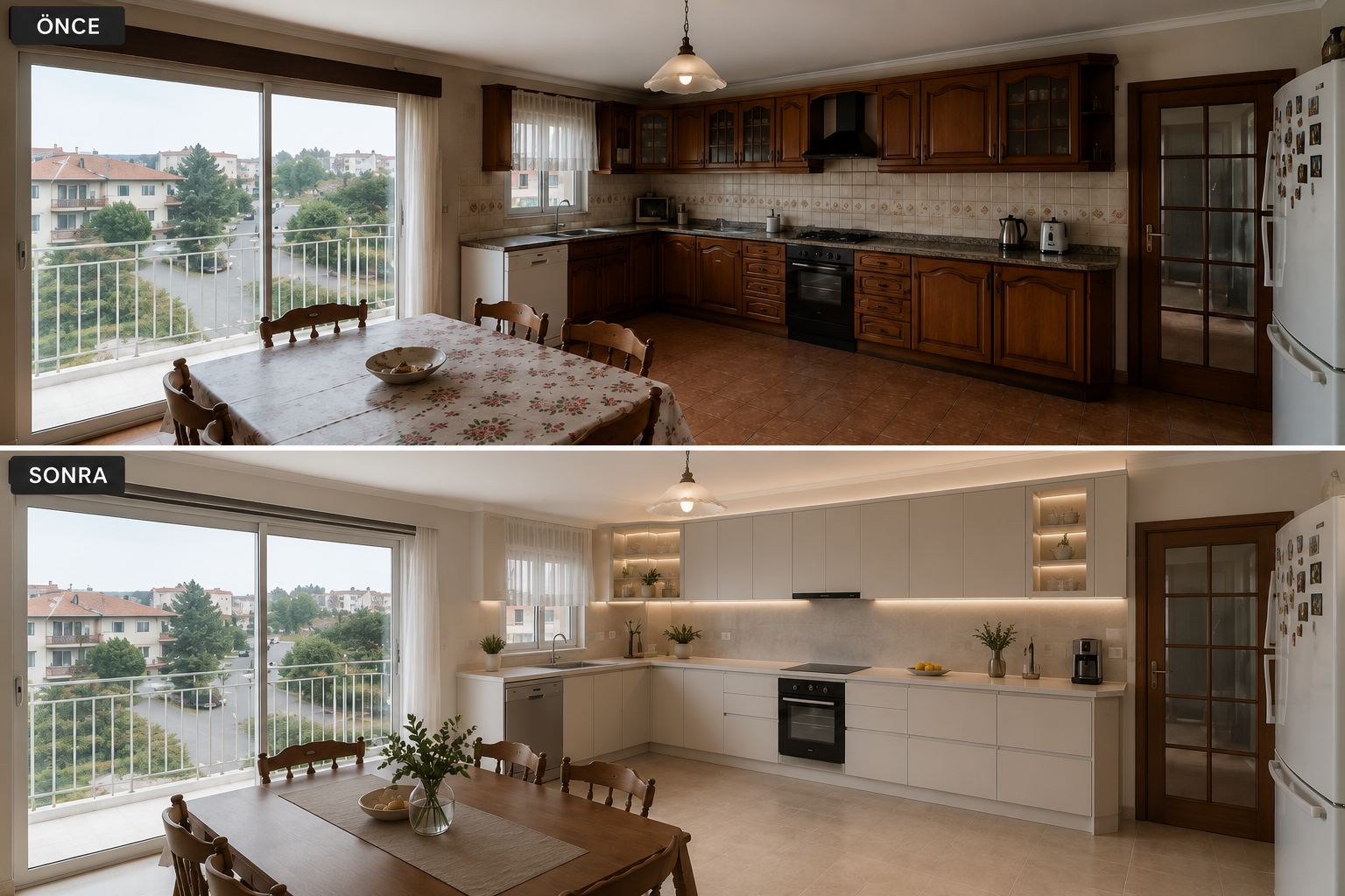 mutfak tadilatı before after 5